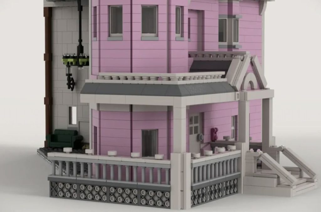 LEGO Ideas The Pink Palace Apartment from Coralina