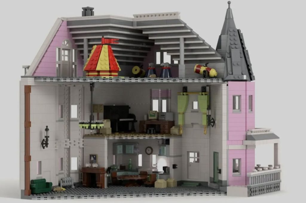 LEGO Ideas The Pink Palace Apartment from Coralina