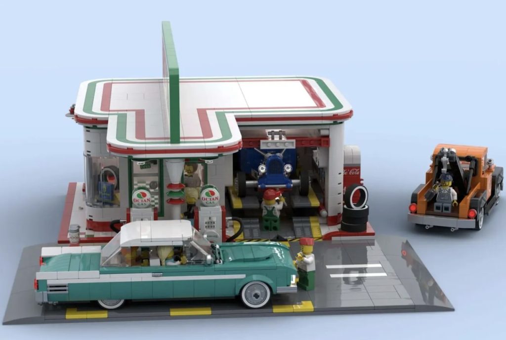 LEGO Ideas Vintage Service Station