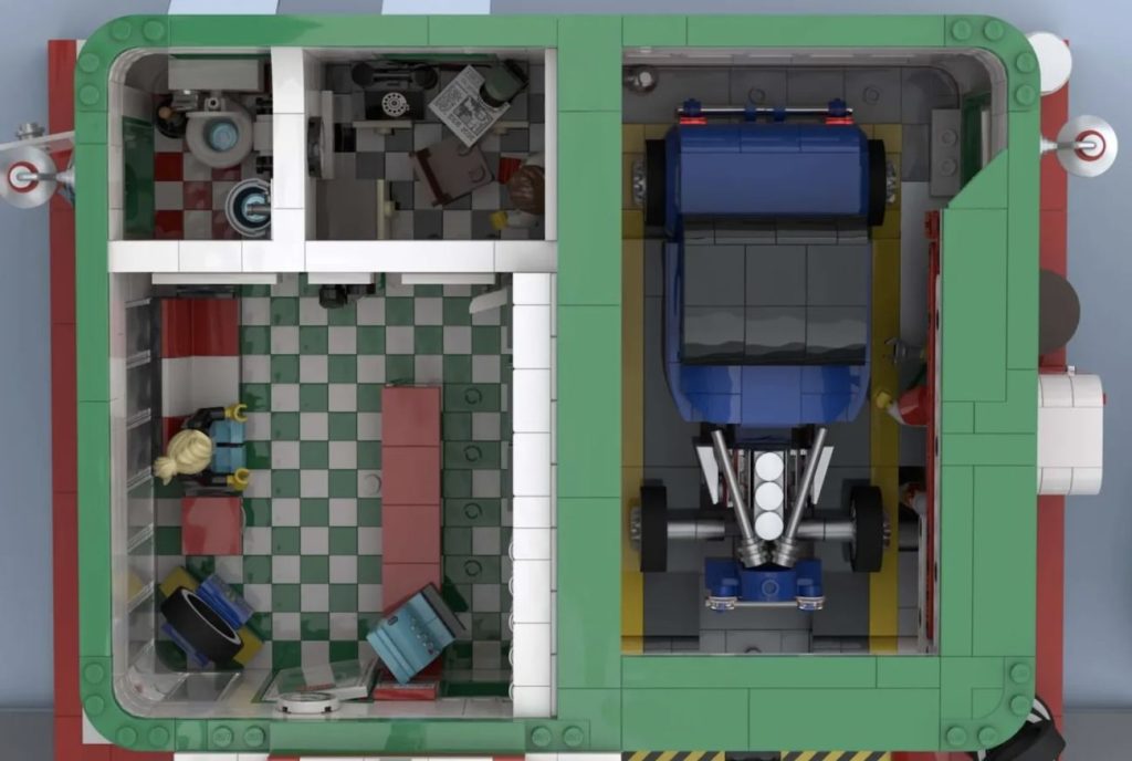 LEGO Ideas Vintage Service Station