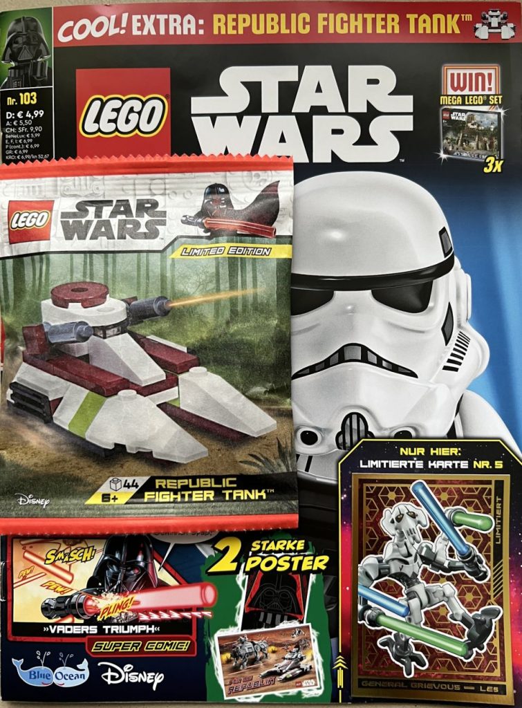 LEGO Star Wars Magazin #103: Republic Fighter Tank und Heftvorschau