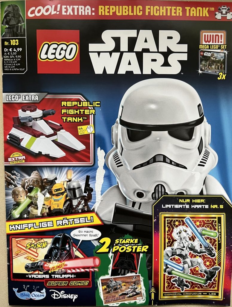 LEGO Star Wars Magazin #103: Republic Fighter Tank und Heftvorschau