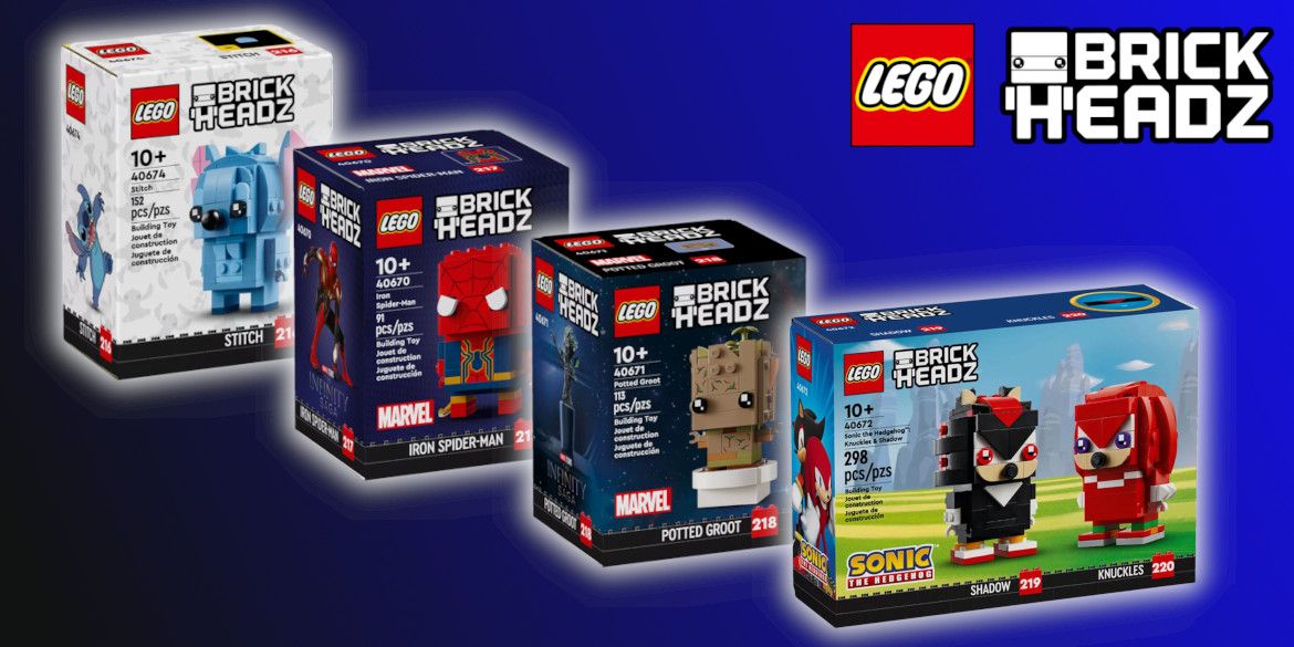 LEGO Brickheadz 2024: Februar-Neuheiten mit Marvel, Sonic und