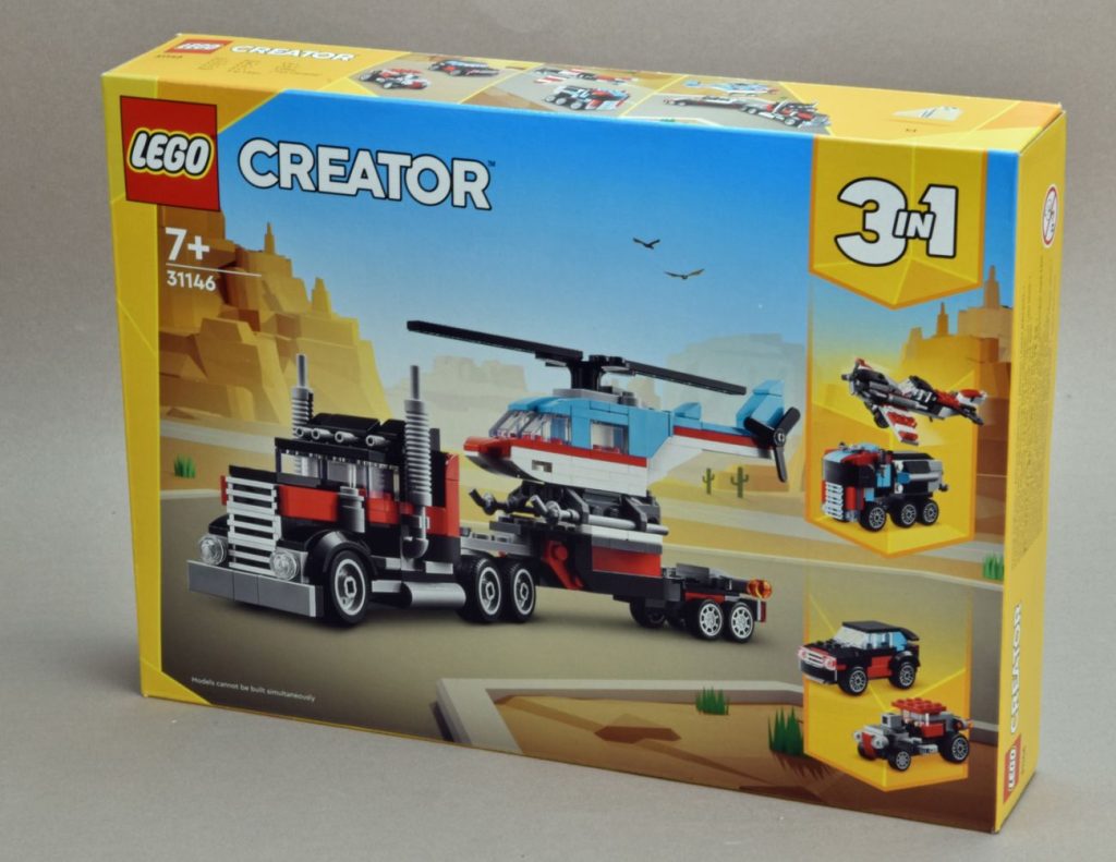 Model Team meets Creator: LEGO 31146 Tieflader mit Hubschrauber im Review