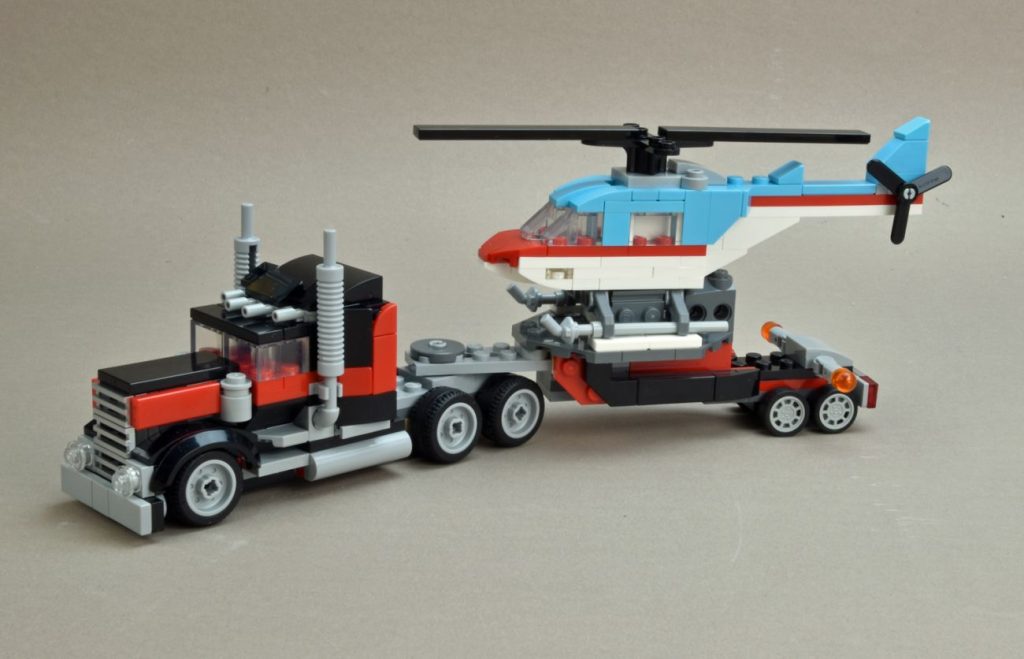 Model Team meets Creator: LEGO 31146 Tieflader mit Hubschrauber im Review