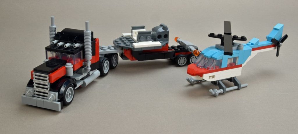 Model Team meets Creator: LEGO 31146 Tieflader mit Hubschrauber im Review