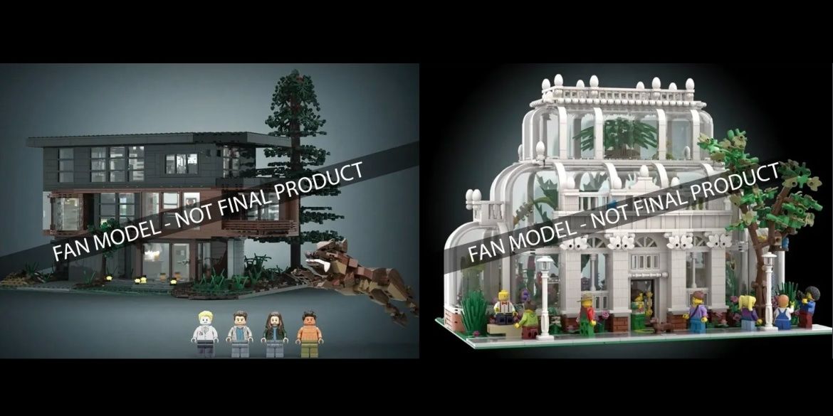 LEGO Ideas Ergebnisse 1. Reviewphase 2023 Twilight Cullen House und Botanical Garden