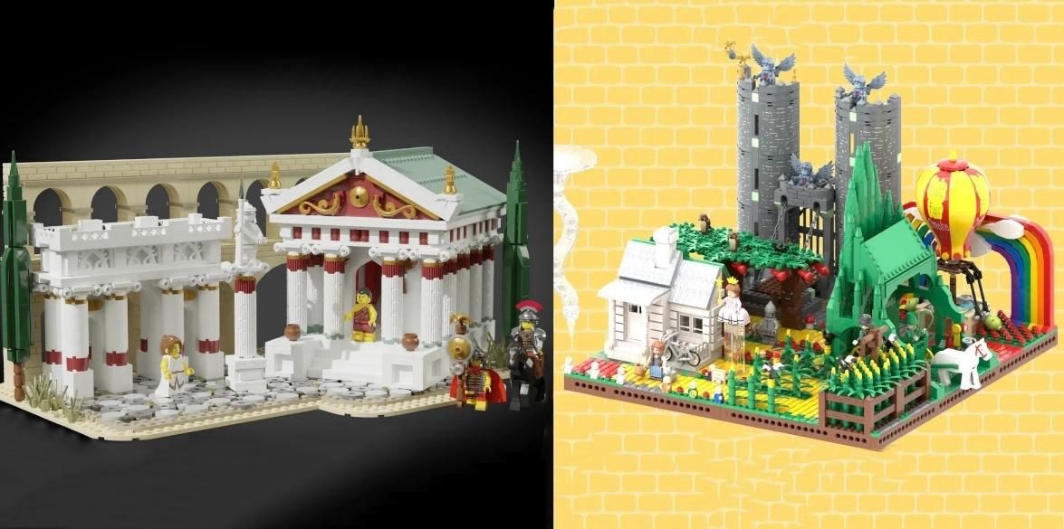 LEGO Ideas 1. reviewphase 2023 Februar 01 Titelbild forum romanum zauberer von oz