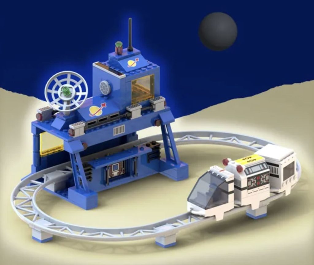LEGO Ideas Explore The Cosmos Base Micro Rail Command Canter