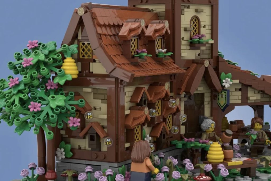 LEGO Ideas Medieval Bee Farm