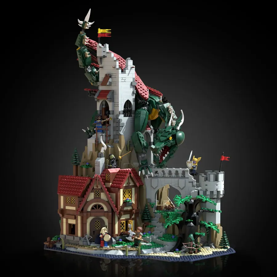 LEGO Ideas 21348 Dungeons & Dragons: Red Dragons Tale - Alle Bilder und Infos!