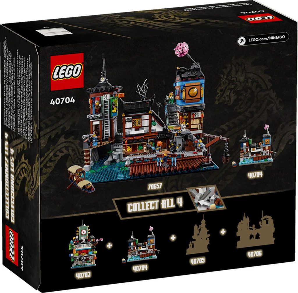LEGO 40704 Micro Ninjago Docks: Offizielle Bilder