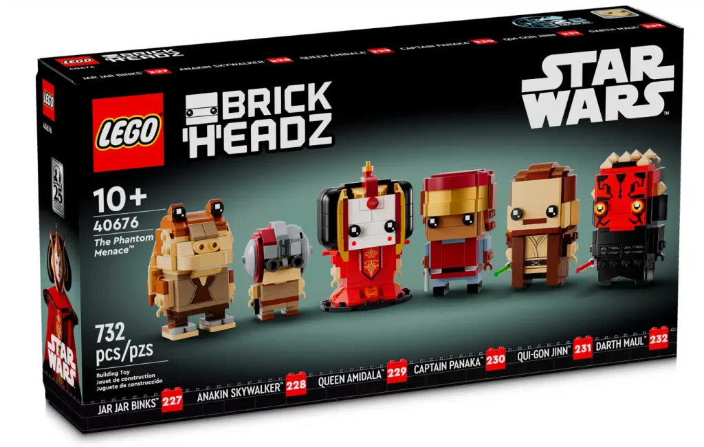 LEGO Brickheadz 40676 Star Wars Die dunkle Bedrohung: Pack mit 6 Charakteren vorgestellt!