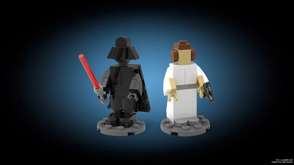 May the 4th Bauaktion in den LEGO Stores: Darth Vader & Prinzessin Leia
