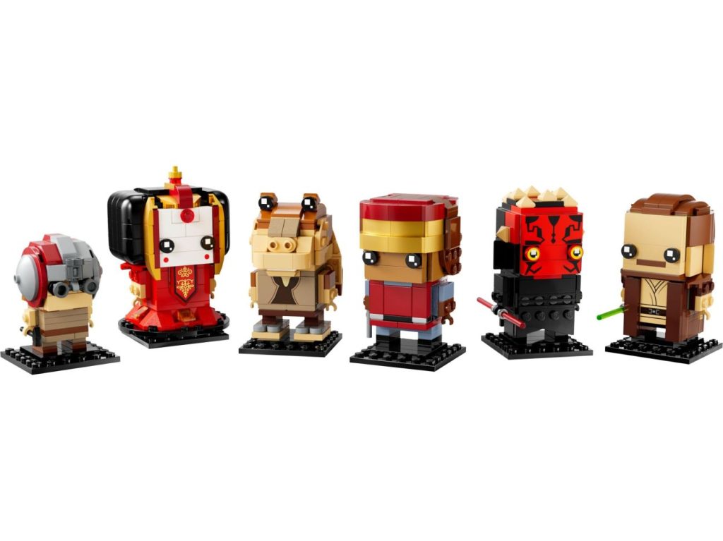 LEGO Brickheadz 40676 Star Wars Die dunkle Bedrohung: Pack mit 6 Charakteren vorgestellt!