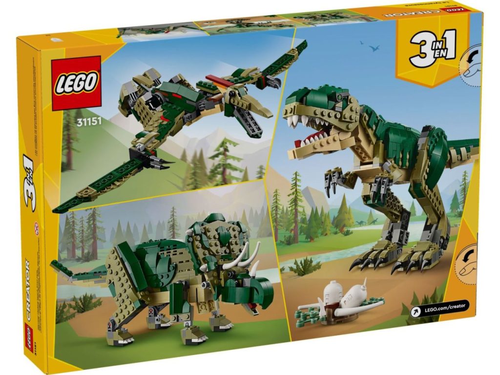 LEGO Creator 3in1 2024 Sommer Neuheiten offiziell vorgestellt: großer T.Rex und modernes Haus