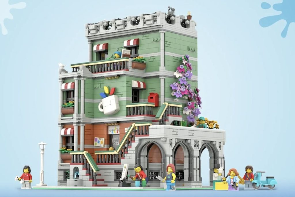 LEGO Ideas Artistis Cafe the University House