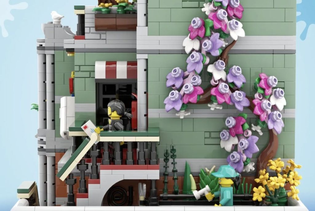 LEGO Ideas Artistis Cafe the University House