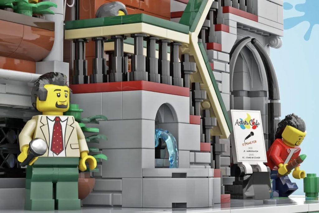 LEGO Ideas Artistis Cafe the University House