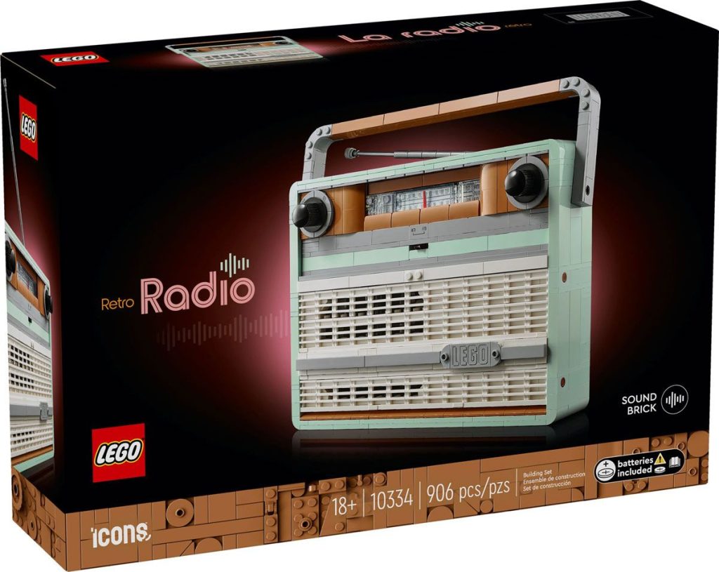 LEGO Icons 10334 Retro-Kofferradio offiziell vorgestellt