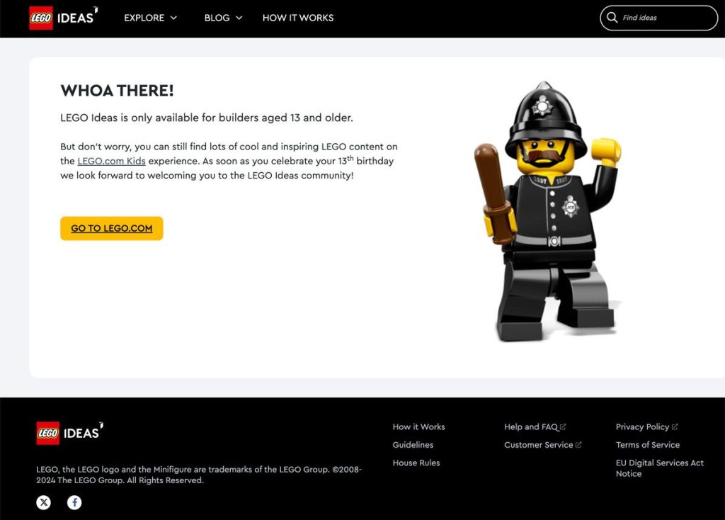 LEGO Ideas Plattform