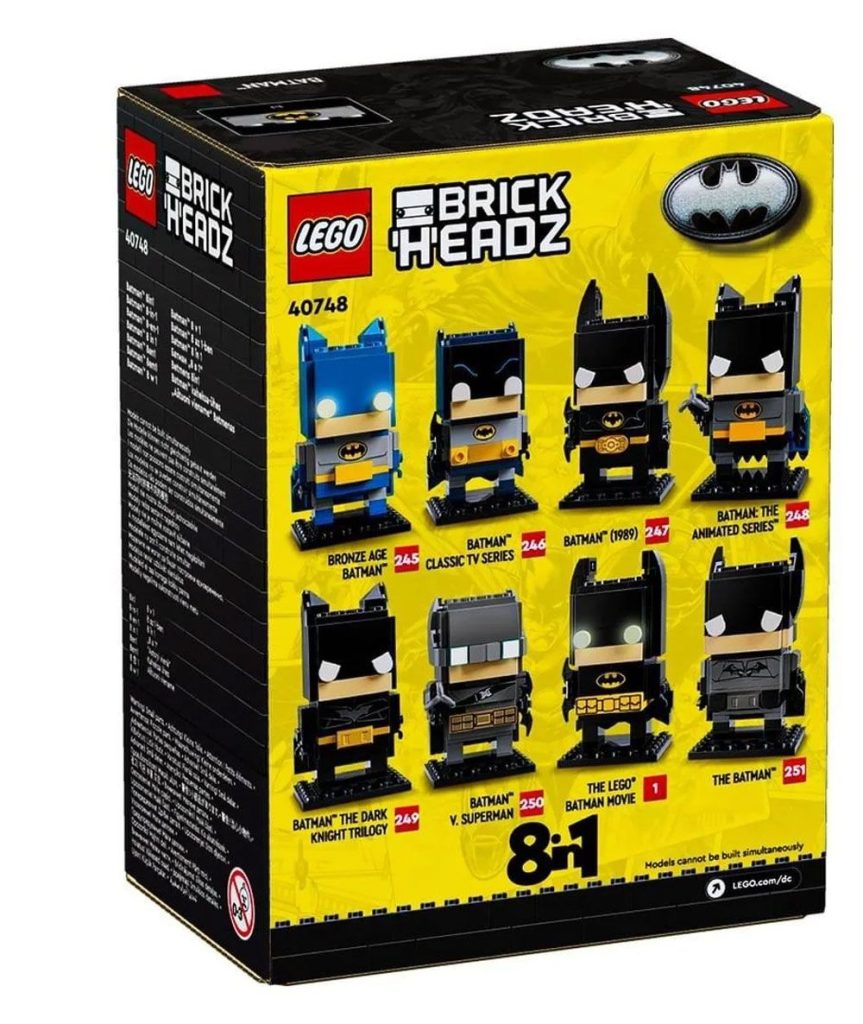 LEGO BrickHeadz 40748 Batman 8in1