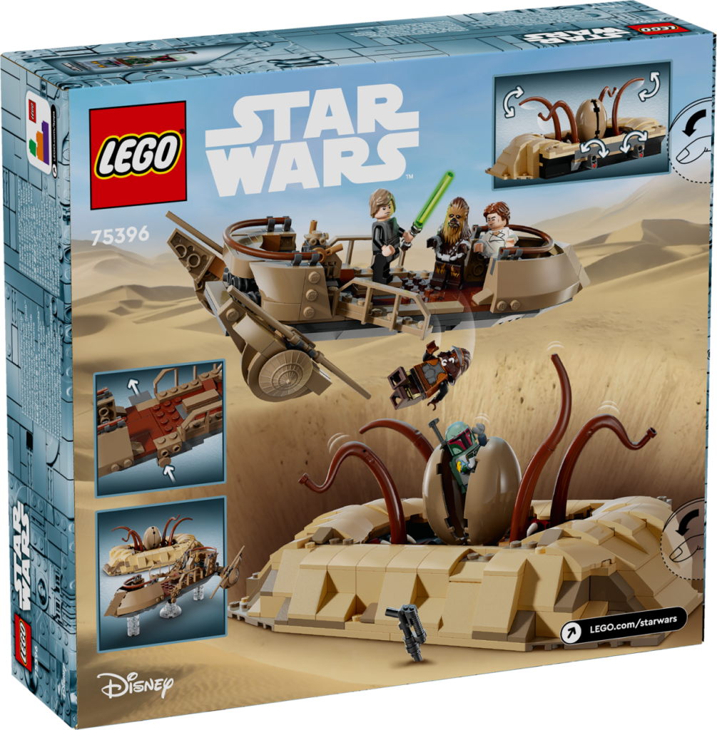 LEGO Star Wars Neuheiten im August: Desert Skiff & Sarlacc Pit und Ahsoka Tanos Duell auf Peridea vorgestellt!