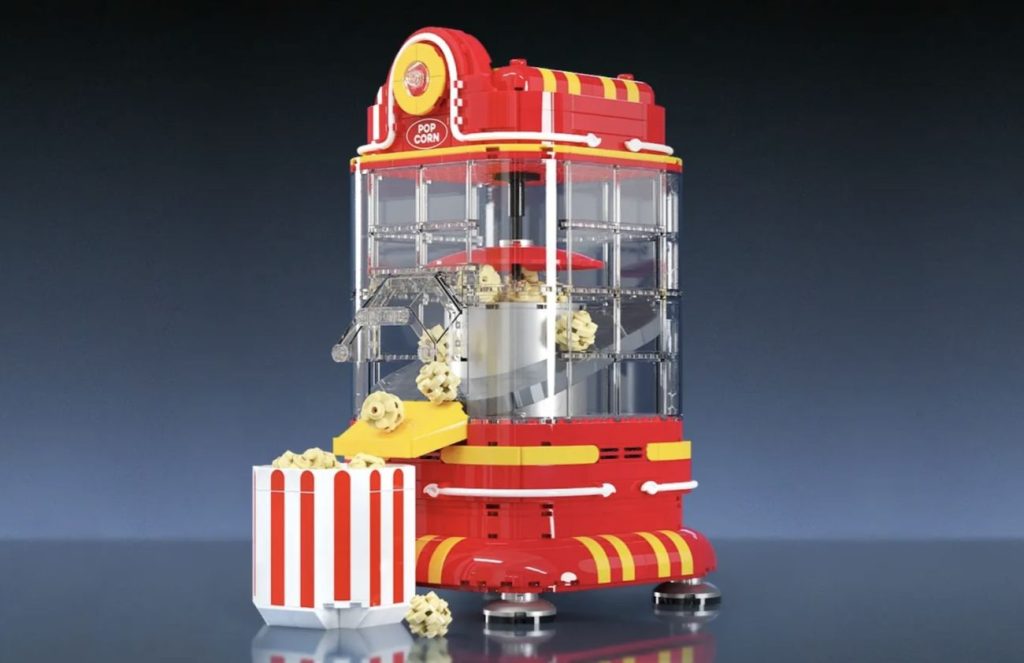 LEGO Ideas Popcorn Machine
