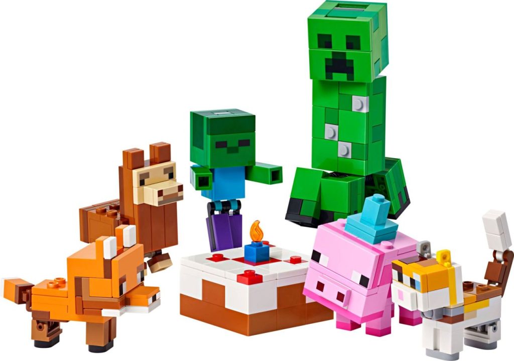 LEGO Minecraft 21281 Geburtstagsfeier des Babyschweins: Jubiläumsset offiziell vorgestellt!