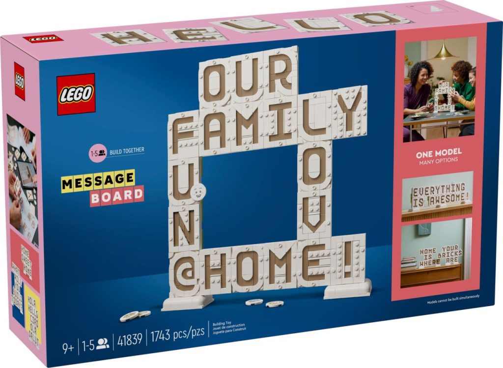 LEGO 41839 Infotafel: Anpassbares Messageboard offiziell vorgestellt!