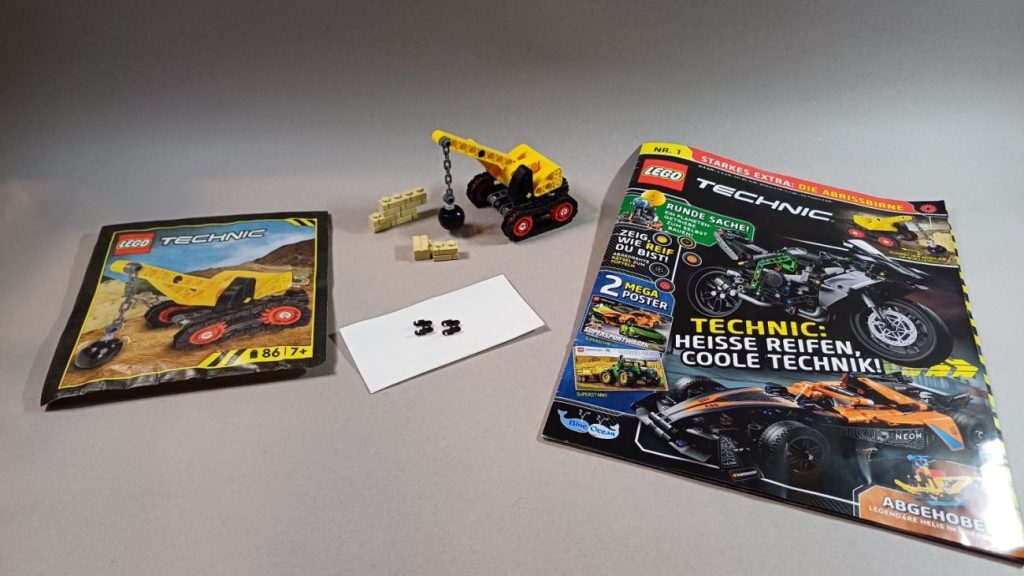Neuzugang: LEGO Technic Magazin #1 mit Abrissbirne