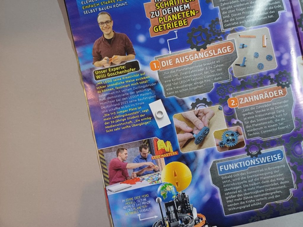 Neuzugang: LEGO Technic Magazin #1 mit Abrissbirne