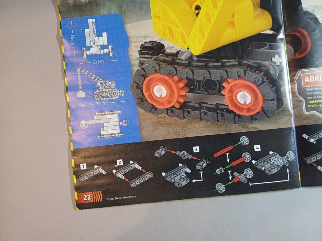 Neuzugang: LEGO Technic Magazin #1 mit Abrissbirne