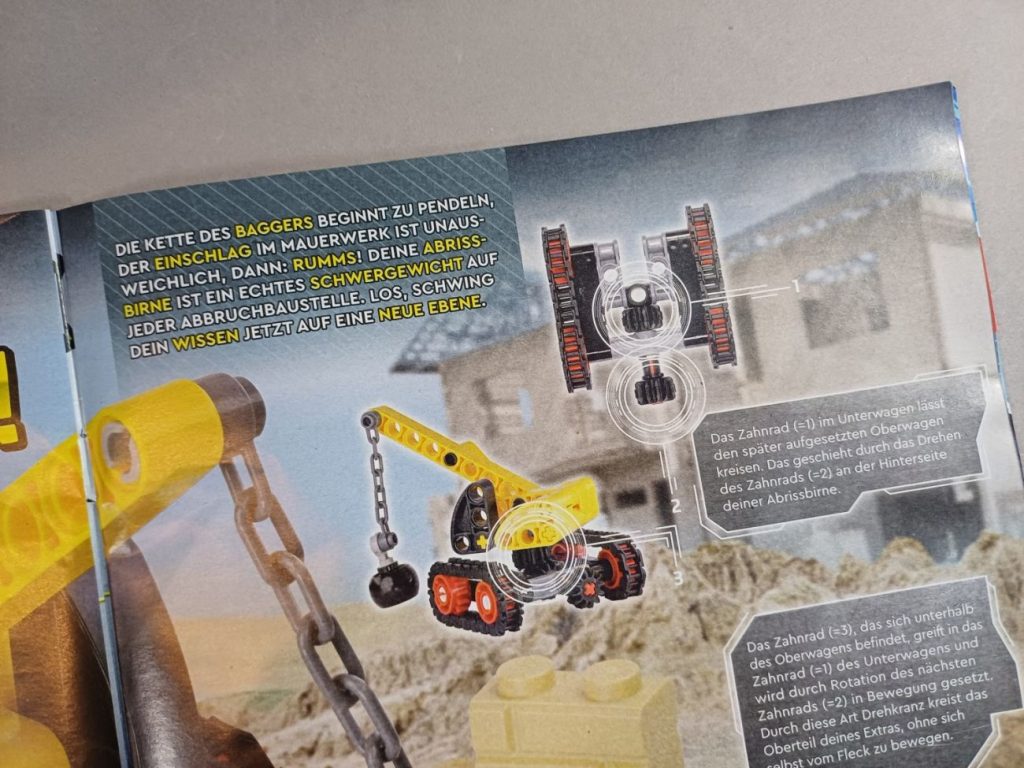 Neuzugang: LEGO Technic Magazin #1 mit Abrissbirne