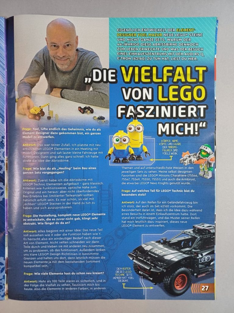 Neuzugang: LEGO Technic Magazin #1 mit Abrissbirne
