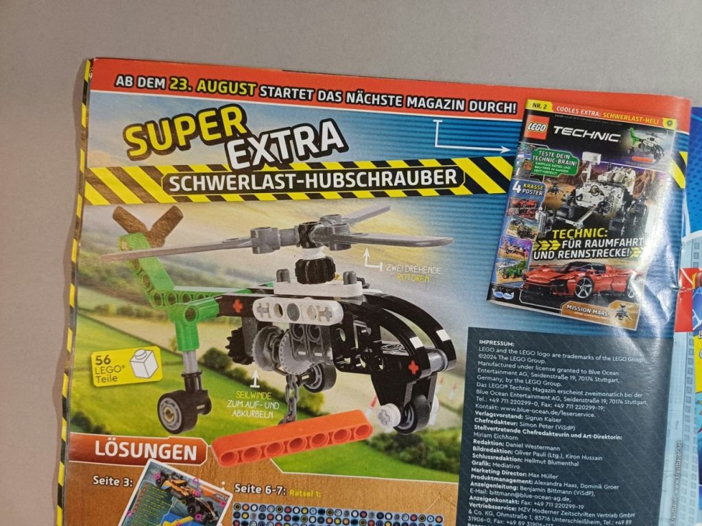 Neuzugang: LEGO Technic Magazin #1 mit Abrissbirne