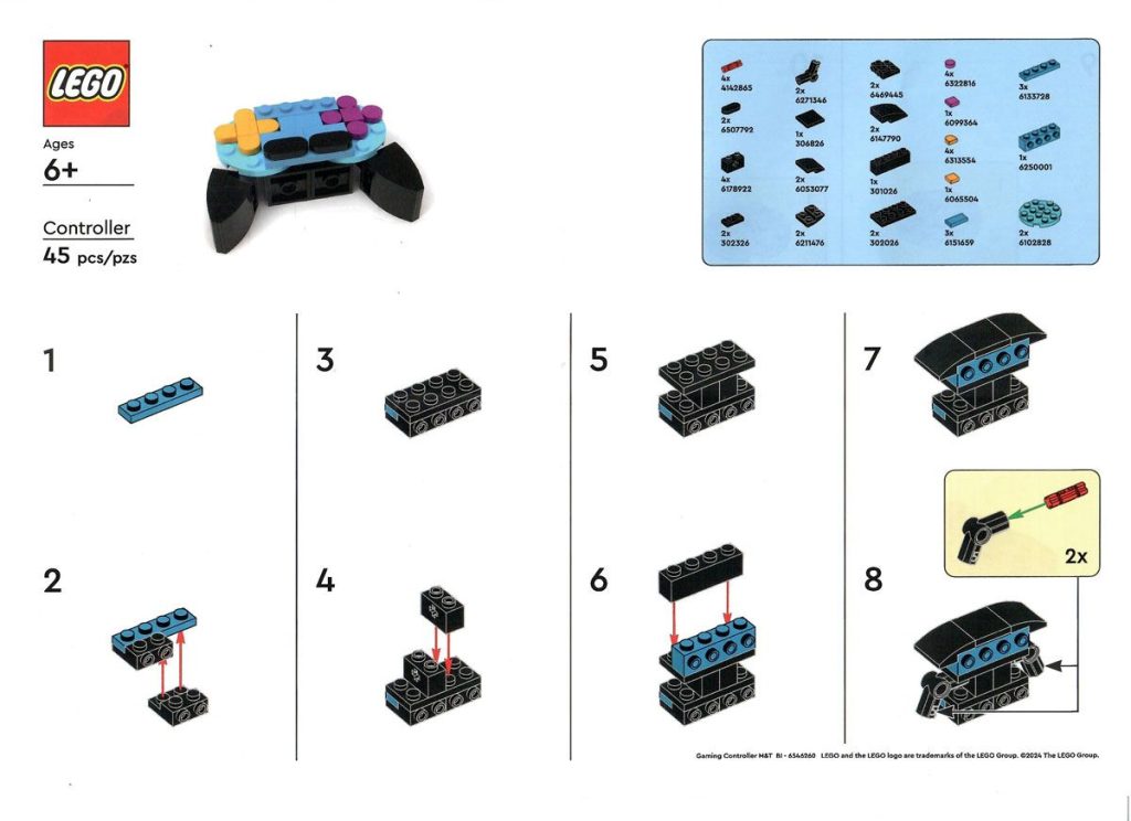 LEGO Gaming Controller: Bauanleitung
