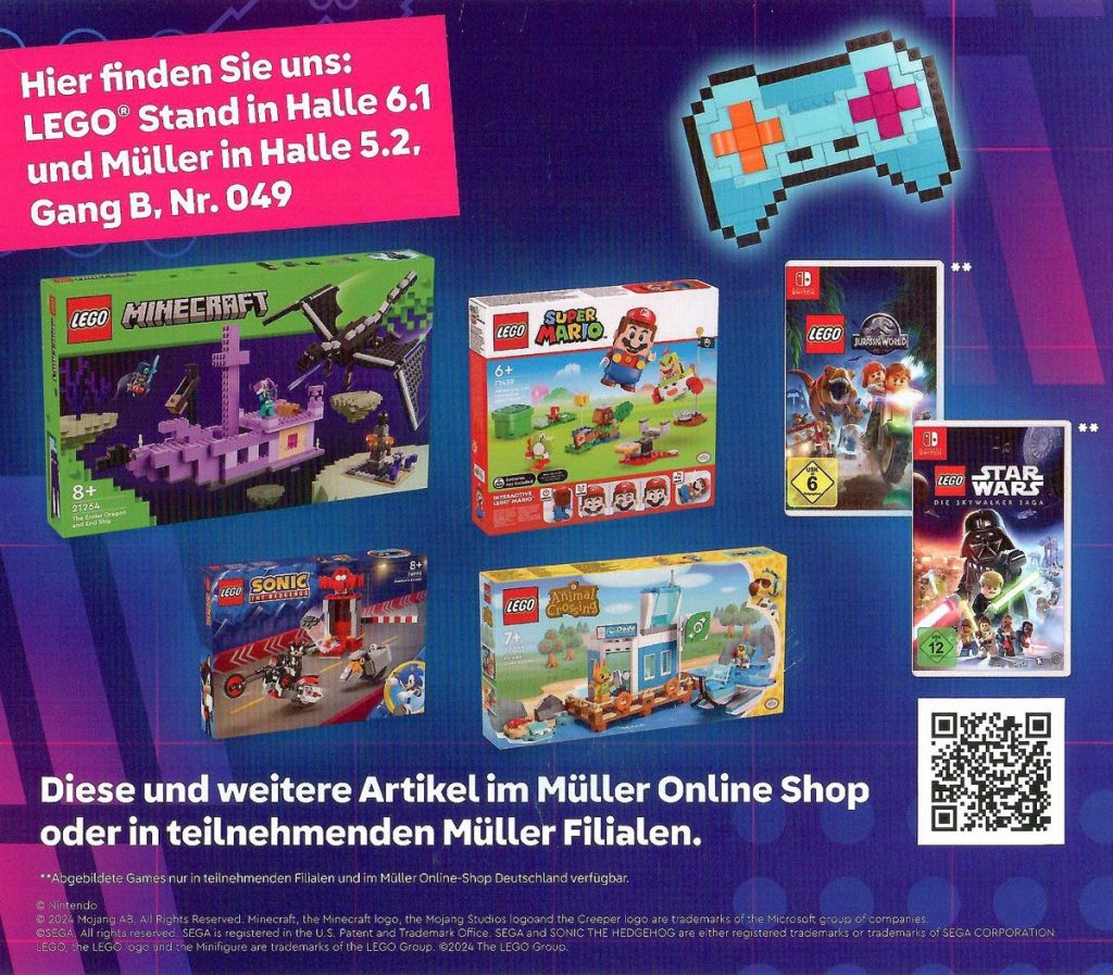 Jetzt LEGO Gaming Artikel bei Müller kaufen und sparen