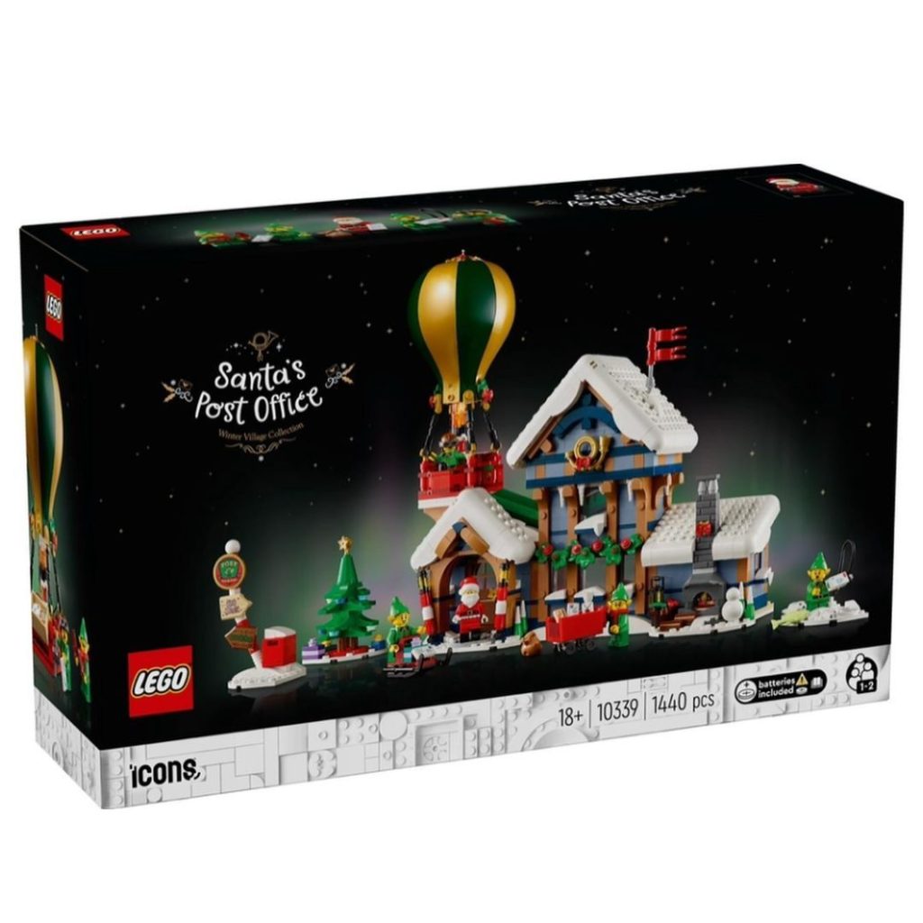 LEGO Icons 10339 Santas Post Office: Neues Winter Village Set offiziell vorgestellt!