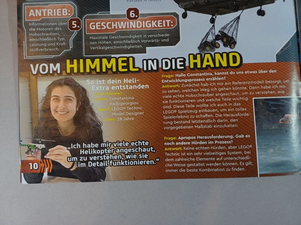 LEGO Technic Magazin #2 mit Hubschrauber und starke Vorschau