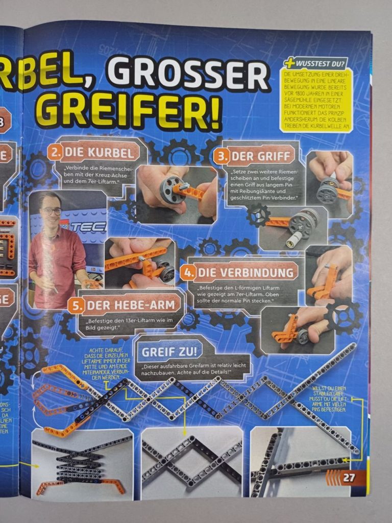 LEGO Technic Magazin #2 mit Hubschrauber und starke Vorschau