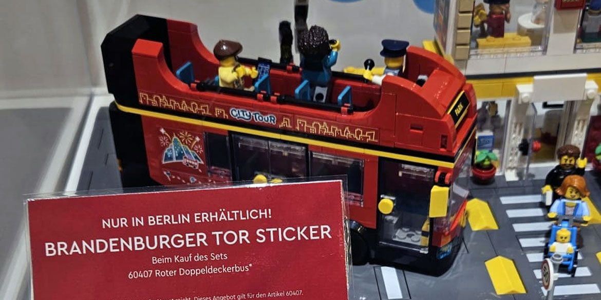 Brandenburger Tor Sticker LEGO Bus