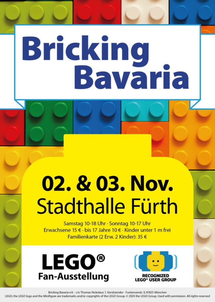 Bricking Bavaria 2024: LEGO Fan-Ausstellung in Fürth