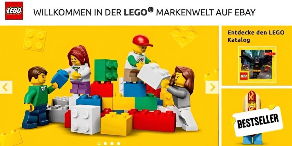 Willlkommen in der LEGO Markenwelt auf eBay
