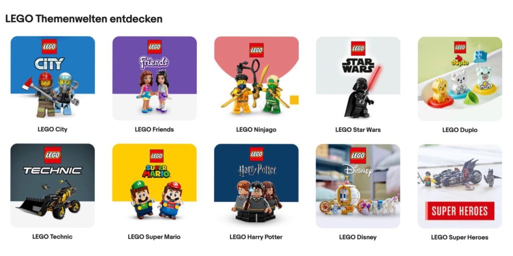 eBay: Neues und Gebrauchtes LEGO zu Top-Preisen
