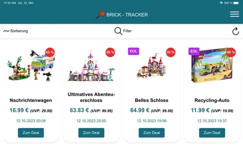 Brick-Tracker App