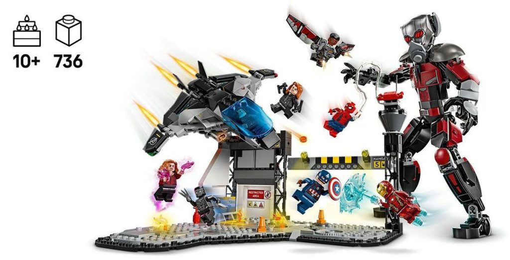 LEGO 76314 Captain America: Civil War Battle