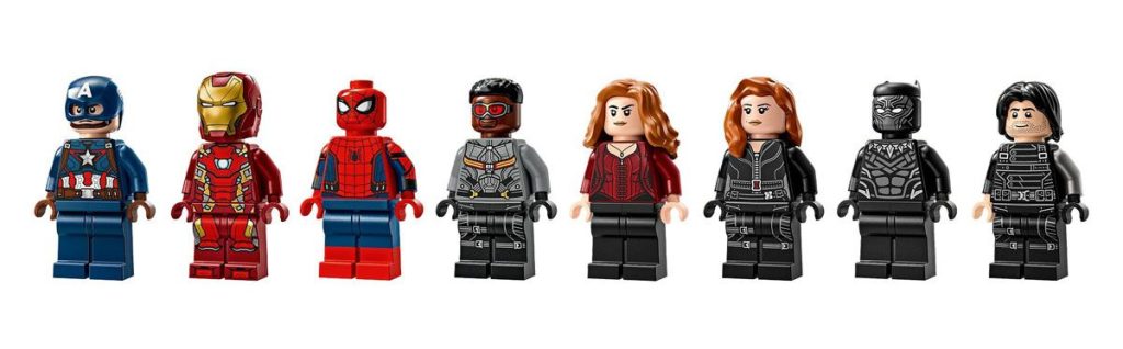 LEGO 76314 Captain America - Civil War Battle: Offizielle Bilder