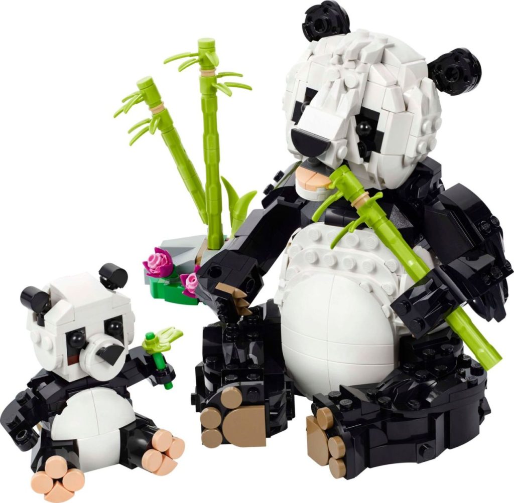 LEGO Creator 3in1 2025 Winterwelle - Grüner Drache, Pandafamile und süße Kätzchen