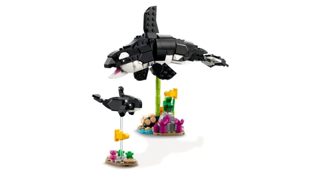 LEGO Creator 3in1 2025 Winterwelle - Grüner Drache, Pandafamile und süße Kätzchen
